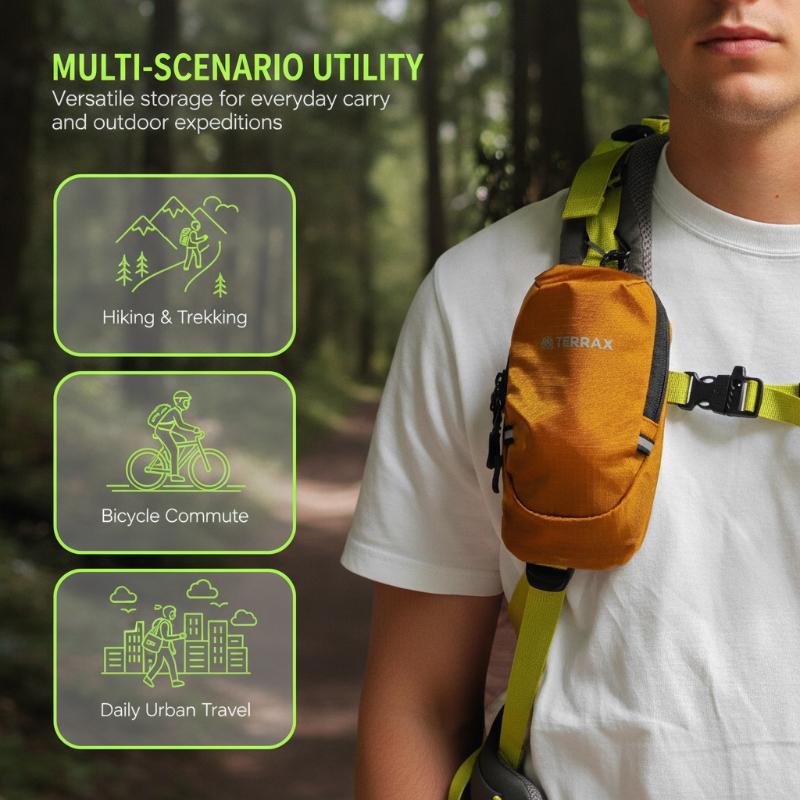 Hiking Backpack Waterproof - Ganzjahres-Outdoor-Armtasche, Rucksacktasche, wasserdicht, strapazierfähig, zur Aufbewahrung